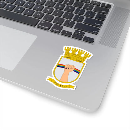 Escudo de Tucapel (Chile) (Coat of Arms) STICKER Vinyl Kiss-Cut Decal - The Sticker Space