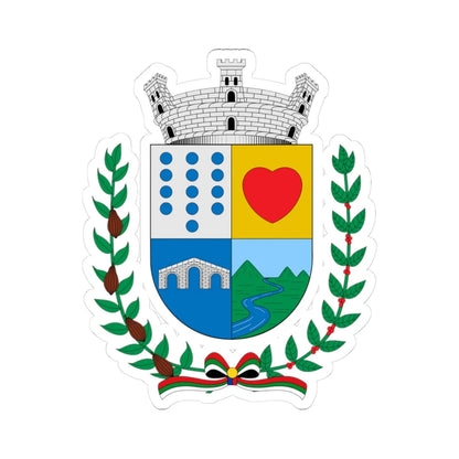 Escudo de Tuluá (Colombia) (Coat of Arms) STICKER Vinyl Kiss-Cut Decal 3 Inch White - The Sticker Space