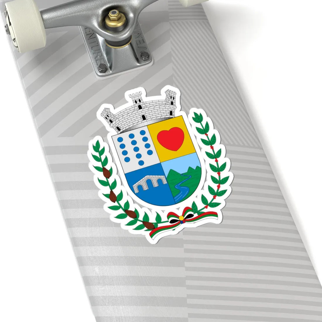 Escudo de Tuluá (Colombia) (Coat of Arms) STICKER Vinyl Kiss-Cut Decal - The Sticker Space