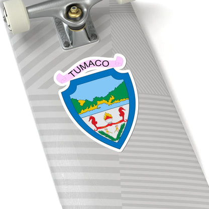 Escudo de Tumaco Nariño (Colombia) (Coat of Arms) STICKER Vinyl Kiss-Cut Decal - The Sticker Space