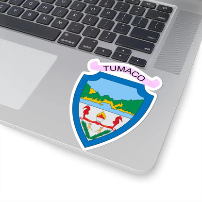 Escudo de Tumaco Nariño (Colombia) (Coat of Arms) STICKER Vinyl Kiss-Cut Decal - The Sticker Space