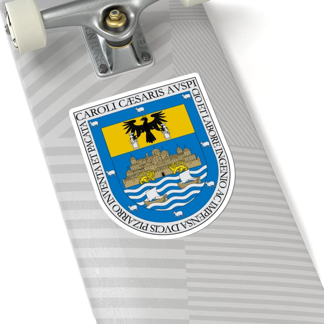 Escudo de Tumbes (Peru) (Coat of Arms) STICKER Vinyl Kiss-Cut Decal - The Sticker Space