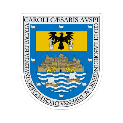 Escudo de Tumbes (Peru) (Coat of Arms) STICKER Vinyl Kiss-Cut Decal - The Sticker Space