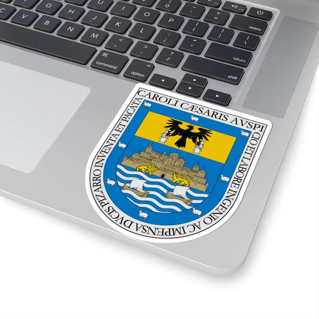 Escudo de Tumbes (Peru) (Coat of Arms) STICKER Vinyl Kiss-Cut Decal - The Sticker Space