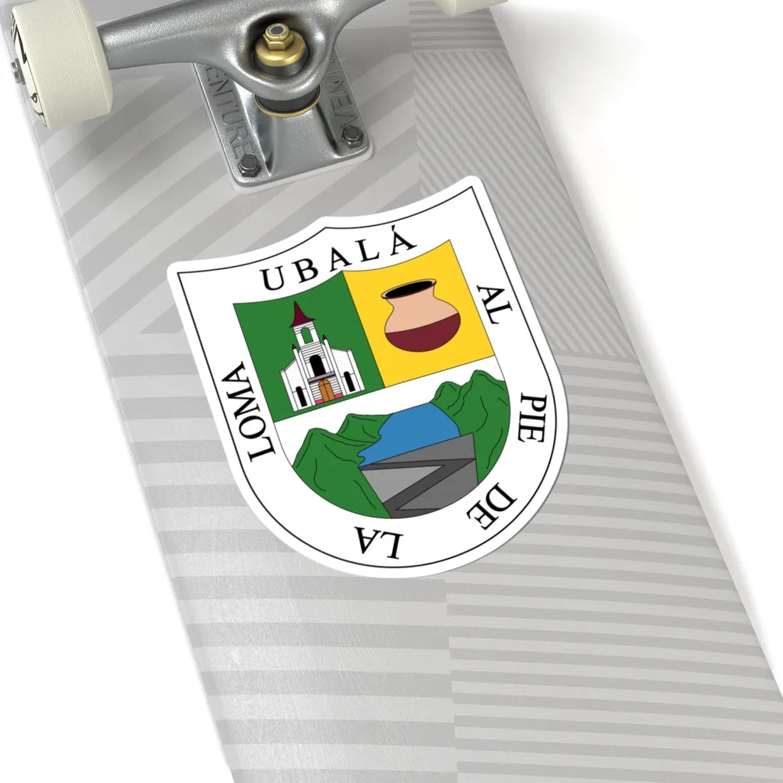Escudo de Ubalá - Cundinamarca (Colombia) (Coat of Arms) STICKER Vinyl Kiss-Cut Decal - The Sticker Space