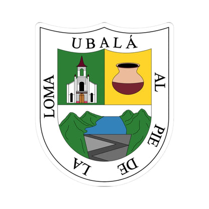 Escudo de Ubalá - Cundinamarca (Colombia) (Coat of Arms) STICKER Vinyl Kiss-Cut Decal - The Sticker Space