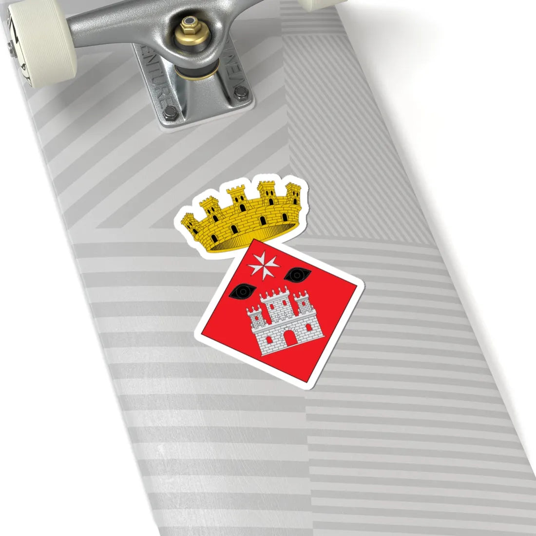 Escudo de Ulldecona DOGC (Spain) (Coat of Arms) STICKER Vinyl Kiss-Cut Decal - The Sticker Space