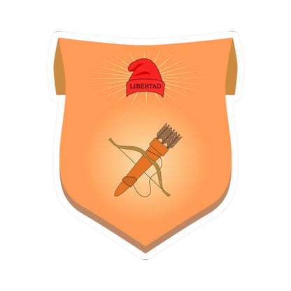 Escudo de Uriangato Guanajuato México (Mexico) (Coat of Arms) STICKER Vinyl Kiss-Cut Decal 2 Inch White - The Sticker Space