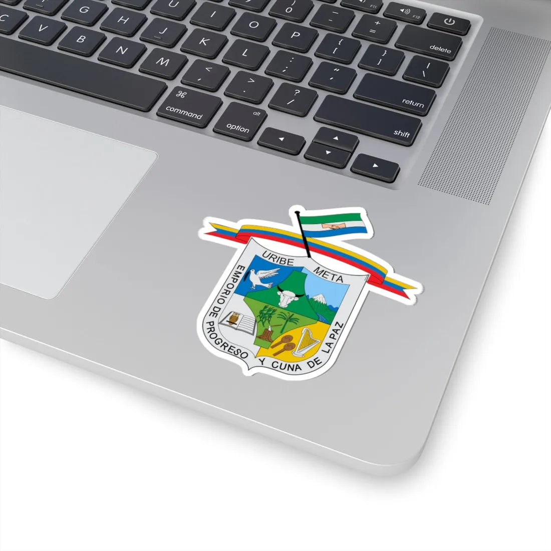 Escudo de Uribe Meta (Colombia) (Coat of Arms) STICKER Vinyl Kiss-Cut Decal - The Sticker Space
