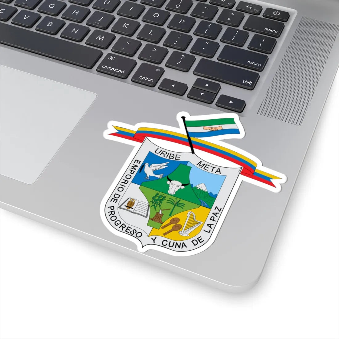 Escudo de Uribe Meta (Colombia) (Coat of Arms) STICKER Vinyl Kiss-Cut Decal - The Sticker Space