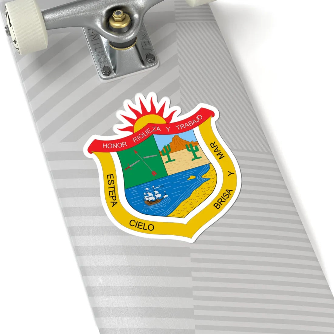Escudo de Uribia La Guajira (Colombia) (Coat of Arms) STICKER Vinyl Kiss-Cut Decal - The Sticker Space