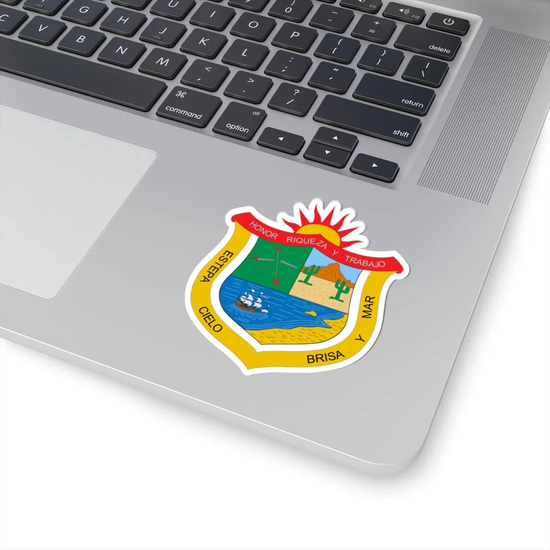 Escudo de Uribia La Guajira (Colombia) (Coat of Arms) STICKER Vinyl Kiss-Cut Decal - The Sticker Space