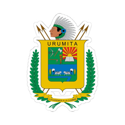 Escudo de Urumita (Colombia) (Coat of Arms) STICKER Vinyl Kiss-Cut Decal - The Sticker Space