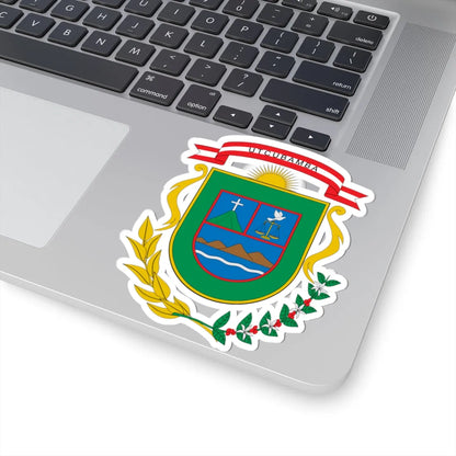 Escudo de Utcubamba (Peru) (Coat of Arms) STICKER Vinyl Kiss-Cut Decal - The Sticker Space