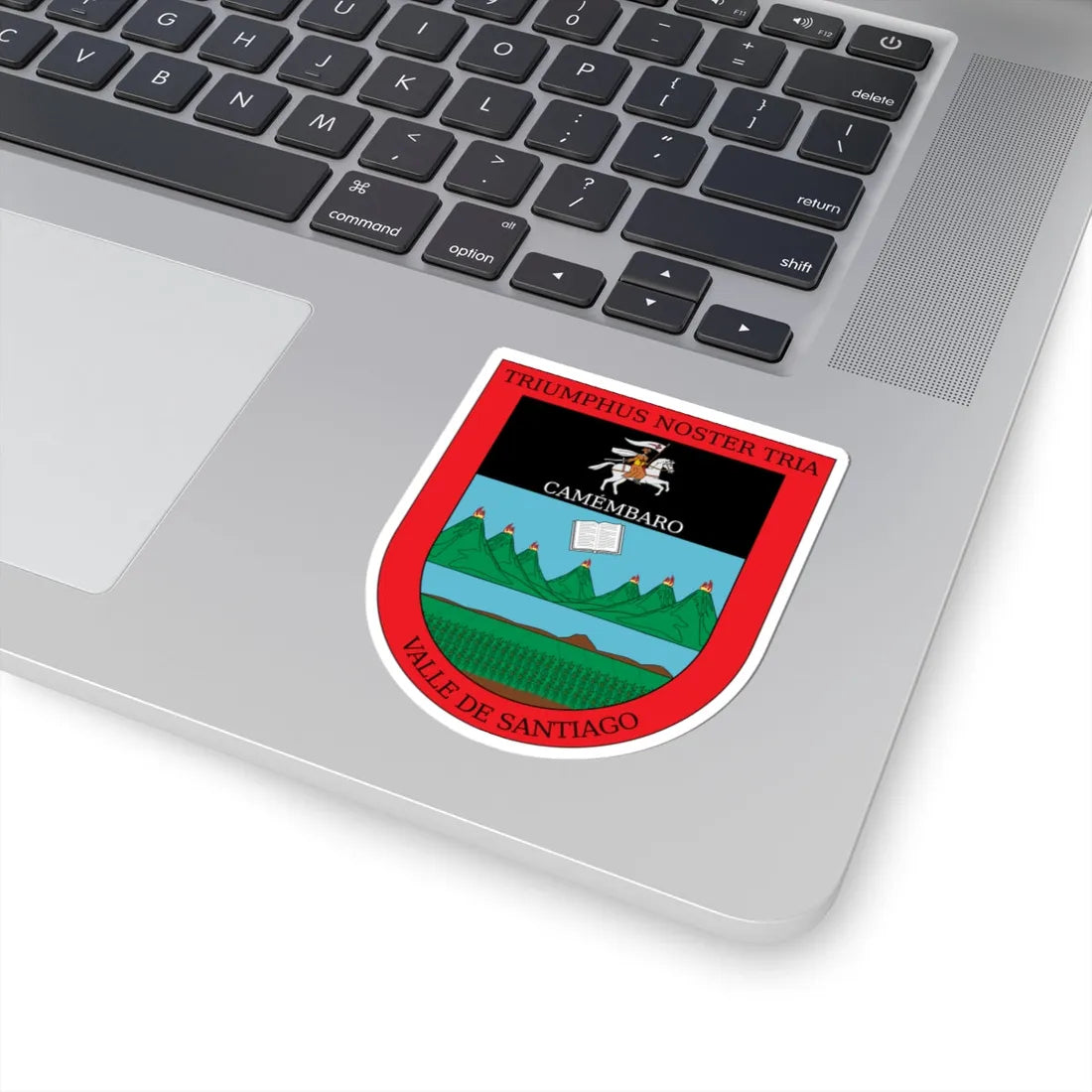 Escudo de Valle de Santiago Guanajuato México (Mexico) (Coat of Arms) STICKER Vinyl Kiss-Cut Decal - The Sticker Space