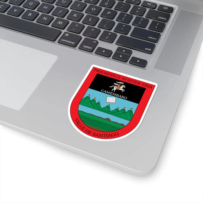 Escudo de Valle de Santiago Guanajuato México (Mexico) (Coat of Arms) STICKER Vinyl Kiss-Cut Decal - The Sticker Space