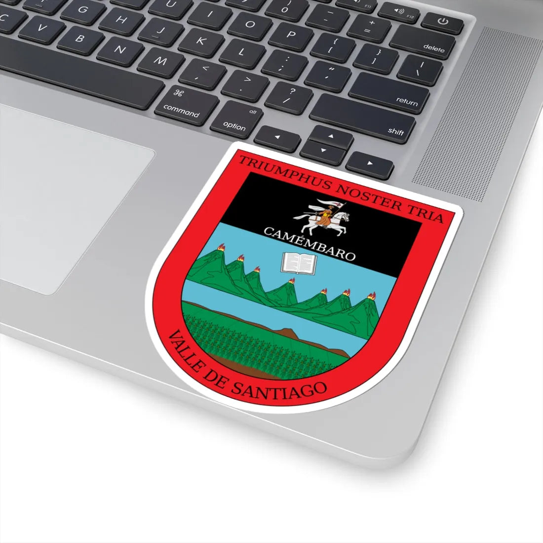 Escudo de Valle de Santiago Guanajuato México (Mexico) (Coat of Arms) STICKER Vinyl Kiss-Cut Decal - The Sticker Space