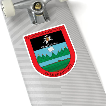 Escudo de Valle de Santiago Guanajuato México (Mexico) (Coat of Arms) STICKER Vinyl Kiss-Cut Decal - The Sticker Space