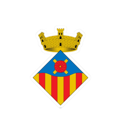 Escudo de Vallromanes (Spain) (Coat of Arms) STICKER Vinyl Kiss-Cut Decal - The Sticker Space