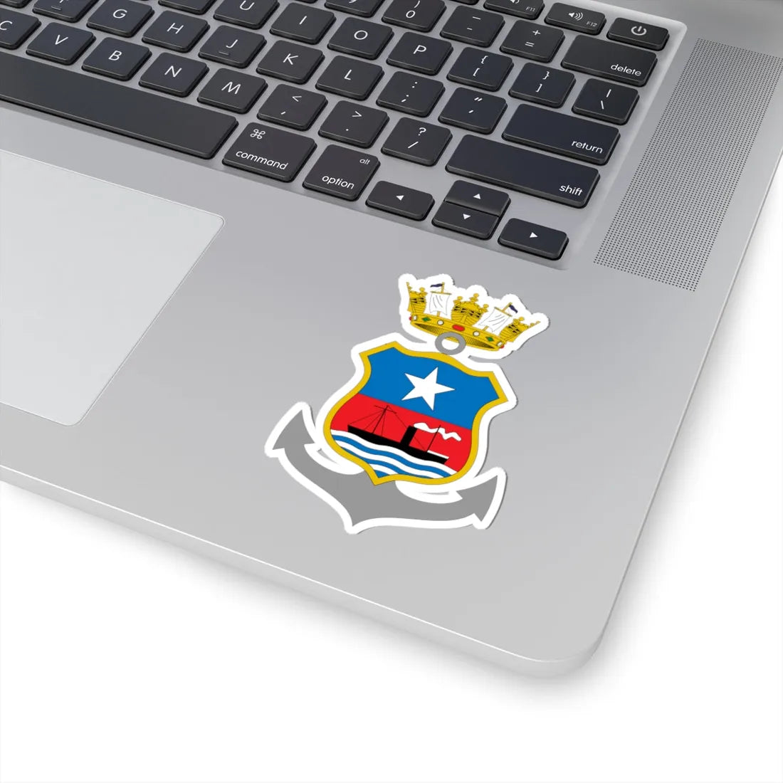 Escudo de Valparaíso 1870-1960 (Chile) (Coat of Arms) STICKER Vinyl Kiss-Cut Decal - The Sticker Space