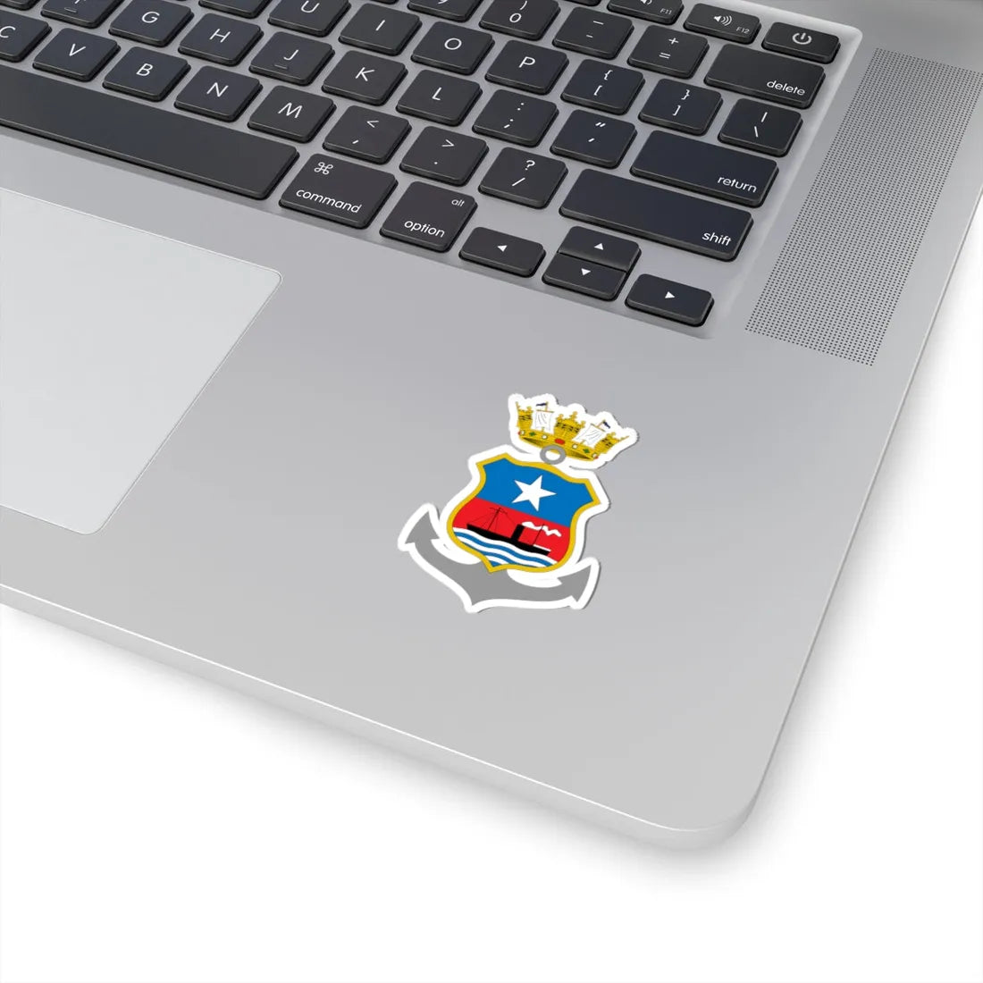 Escudo de Valparaíso 1870-1960 (Chile) (Coat of Arms) STICKER Vinyl Kiss-Cut Decal - The Sticker Space