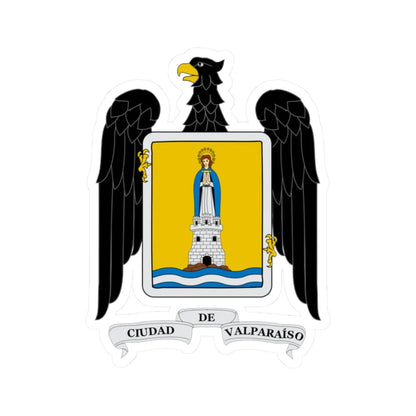 Escudo de Valparaíso Chile (Chile) (Coat of Arms) STICKER Vinyl Kiss-Cut Decal - The Sticker Space