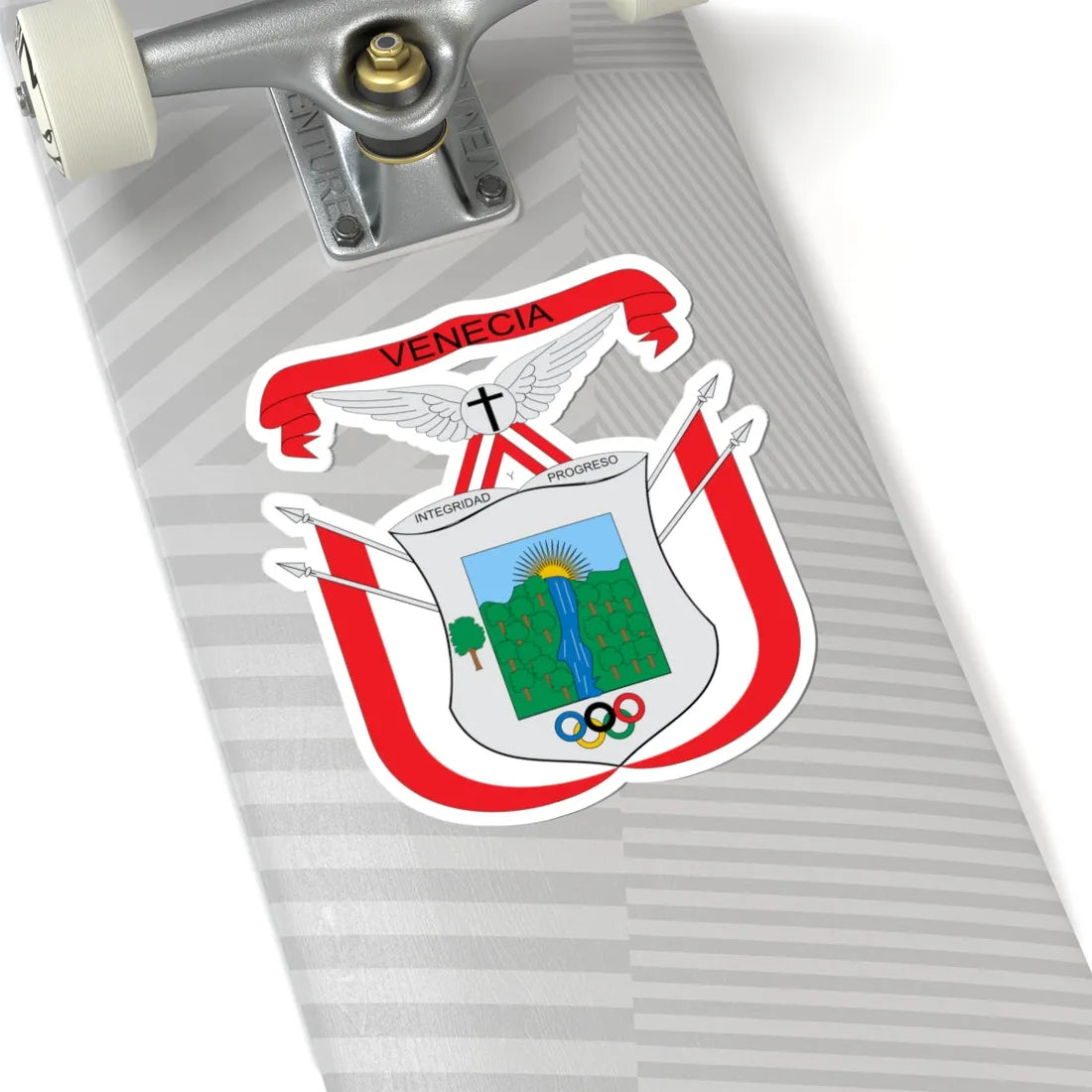 Escudo de Venecia Cundinamarca (Colombia) (Coat of Arms) STICKER Vinyl Kiss-Cut Decal - The Sticker Space