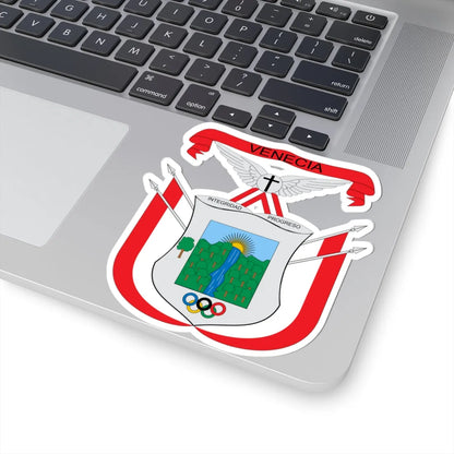 Escudo de Venecia Cundinamarca (Colombia) (Coat of Arms) STICKER Vinyl Kiss-Cut Decal - The Sticker Space