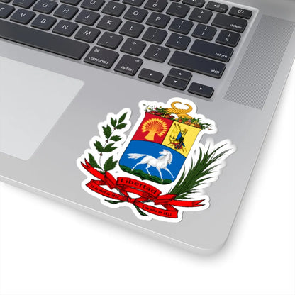 Escudo de Venezuela 1836-1863 (United States) (Coat of Arms) STICKER Vinyl Kiss-Cut Decal - The Sticker Space