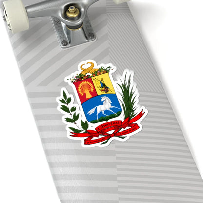 Escudo de Venezuela 1836-1863 (Venezuela) (Coat of Arms) STICKER Vinyl Kiss-Cut Decal - The Sticker Space