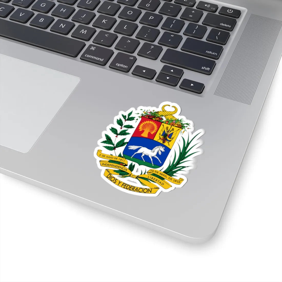 Escudo de Venezuela 1863-1864 (United States) (Coat of Arms) STICKER Vinyl Kiss-Cut Decal - The Sticker Space