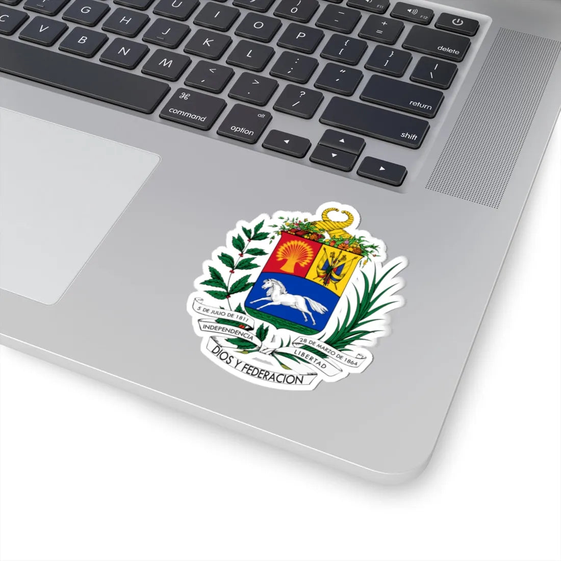 Escudo de Venezuela 1871-1905 (United States) (Coat of Arms) STICKER Vinyl Kiss-Cut Decal - The Sticker Space