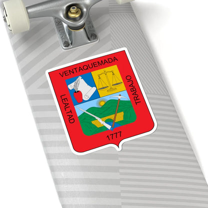 Escudo de Ventaquemada (Colombia) (Coat of Arms) STICKER Vinyl Kiss-Cut Decal - The Sticker Space