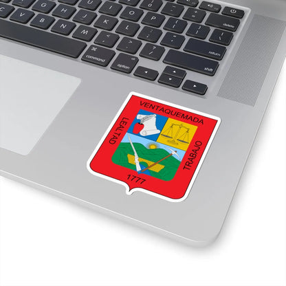 Escudo de Ventaquemada (Colombia) (Coat of Arms) STICKER Vinyl Kiss-Cut Decal - The Sticker Space