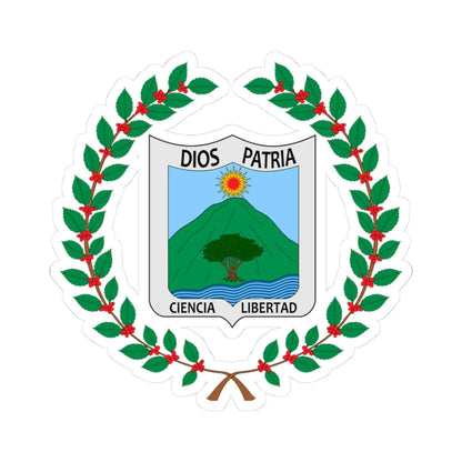 Escudo de Vergara Cundinamarca (Colombia) (Coat of Arms) STICKER Vinyl Kiss-Cut Decal - The Sticker Space