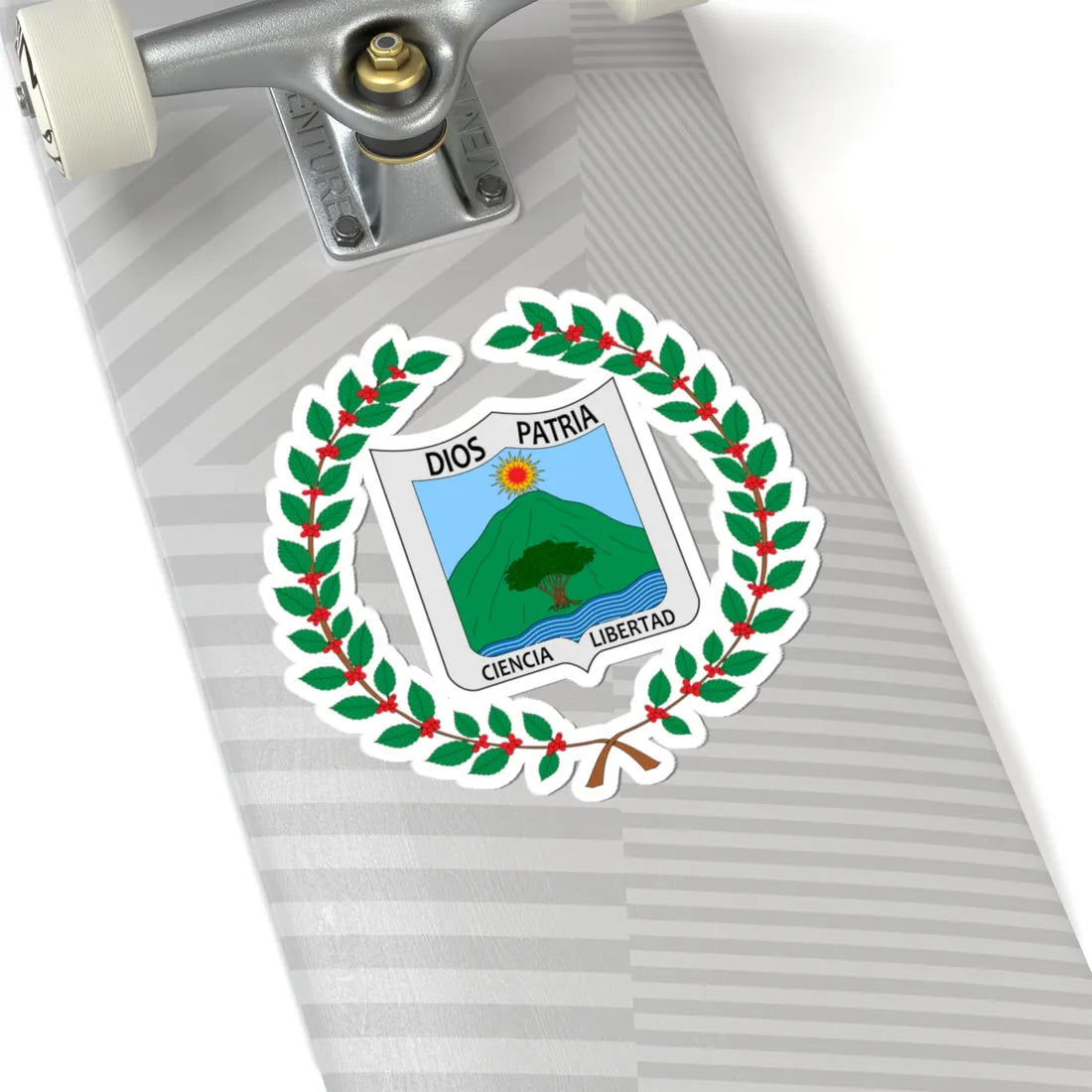 Escudo de Vergara Cundinamarca (Colombia) (Coat of Arms) STICKER Vinyl Kiss-Cut Decal - The Sticker Space