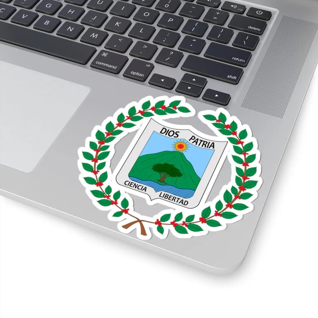 Escudo de Vergara Cundinamarca (Colombia) (Coat of Arms) STICKER Vinyl Kiss-Cut Decal - The Sticker Space