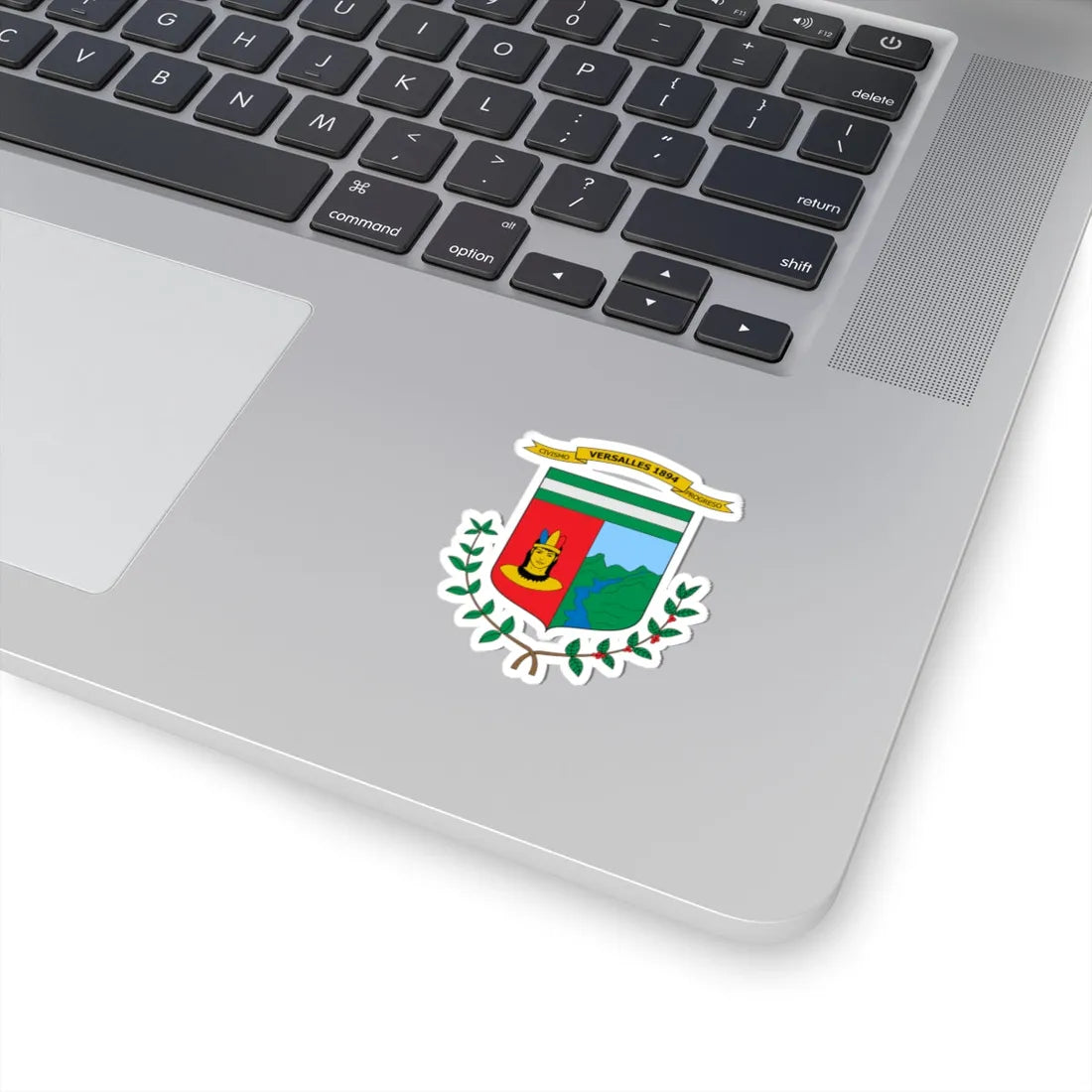 Escudo de Versalles Valle del Cauca (Colombia) (Coat of Arms) STICKER Vinyl Kiss-Cut Decal - The Sticker Space