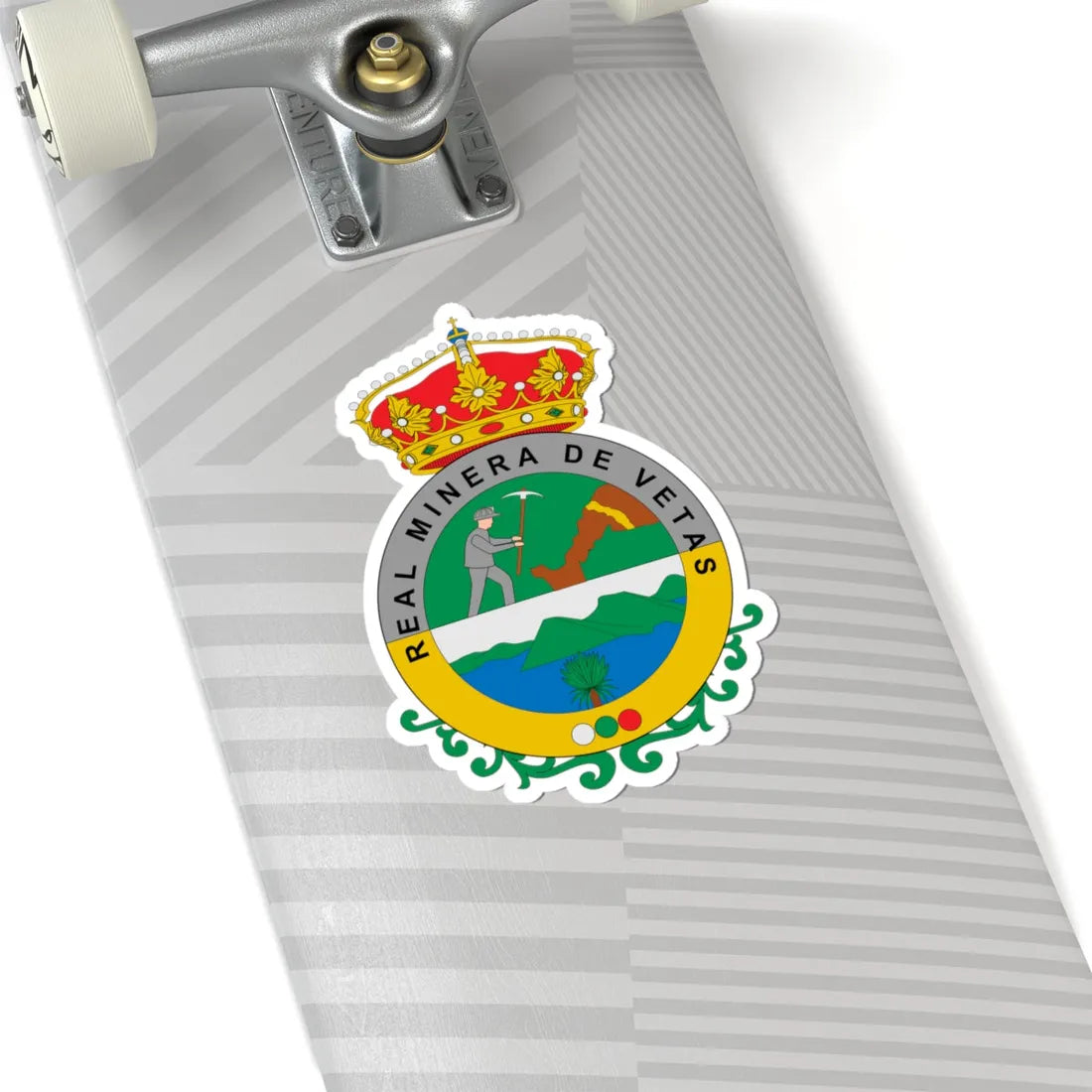 Escudo de Vetas Santander (Colombia) (Coat of Arms) STICKER Vinyl Kiss-Cut Decal - The Sticker Space