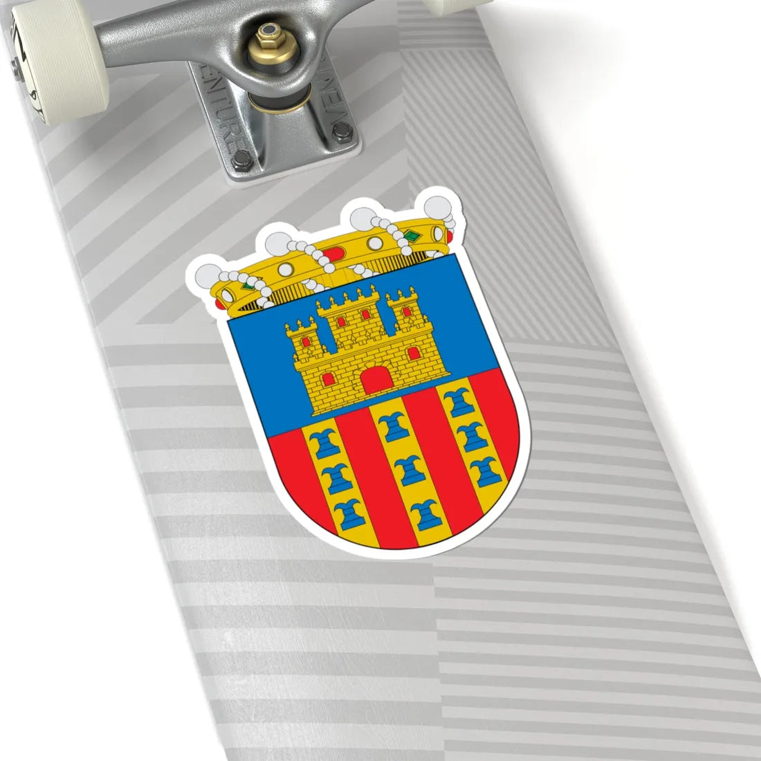 Escudo de Vilademuls 1963 (Spain) (Coat of Arms) STICKER Vinyl Kiss-Cut Decal - The Sticker Space