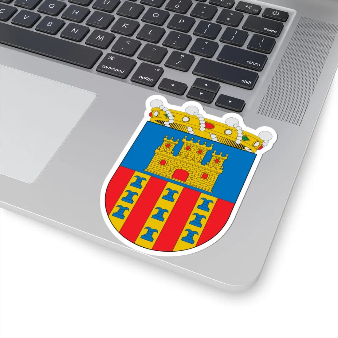 Escudo de Vilademuls 1963 (Spain) (Coat of Arms) STICKER Vinyl Kiss-Cut Decal - The Sticker Space