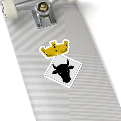 Escudo de Vilanova dEscornalbou (Spain) (Coat of Arms) STICKER Vinyl Kiss-Cut Decal - The Sticker Space