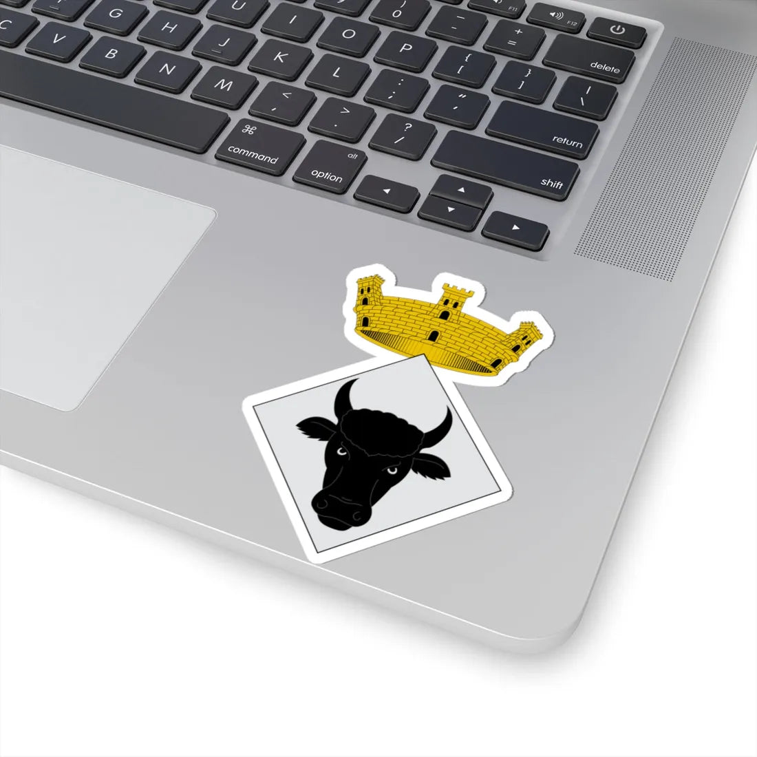 Escudo de Vilanova dEscornalbou (Spain) (Coat of Arms) STICKER Vinyl Kiss-Cut Decal - The Sticker Space