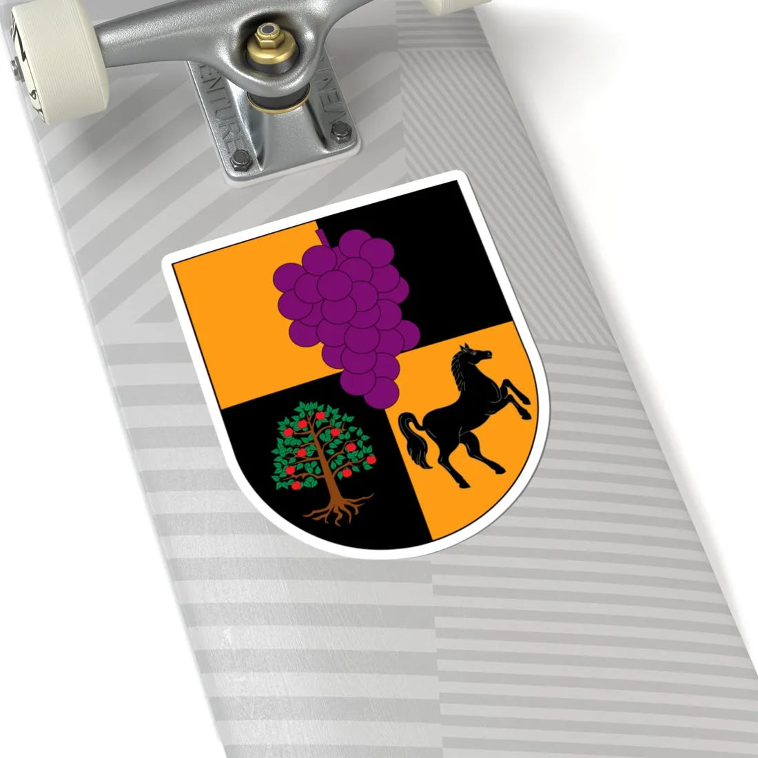 Escudo de Villa Alegre (Chile) (Coat of Arms) STICKER Vinyl Kiss-Cut Decal - The Sticker Space