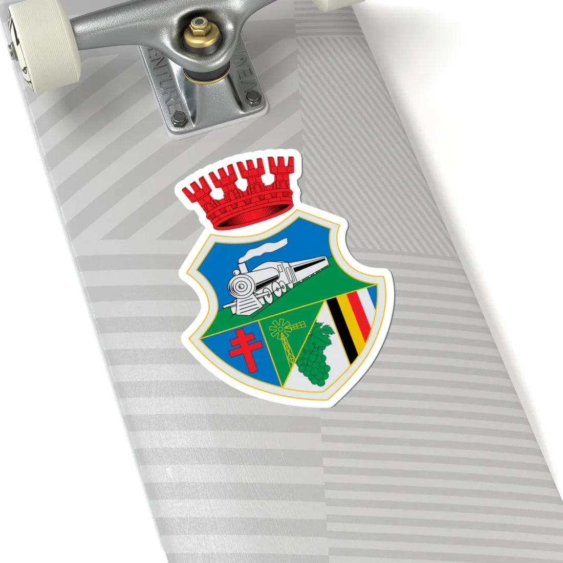 Escudo de Villa Alemana (Chile) (Coat of Arms) STICKER Vinyl Kiss-Cut Decal - The Sticker Space