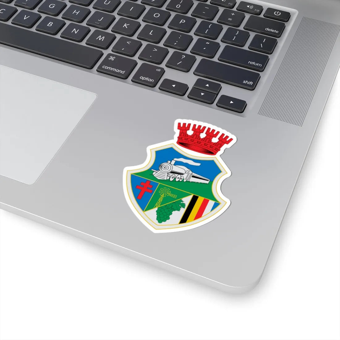 Escudo de Villa Alemana (Chile) (Coat of Arms) STICKER Vinyl Kiss-Cut Decal - The Sticker Space