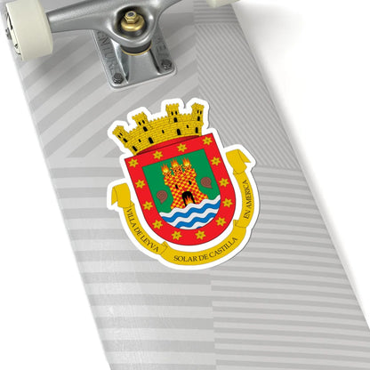 Escudo de Villa de Leyva (Colombia) (Coat of Arms) STICKER Vinyl Kiss-Cut Decal - The Sticker Space
