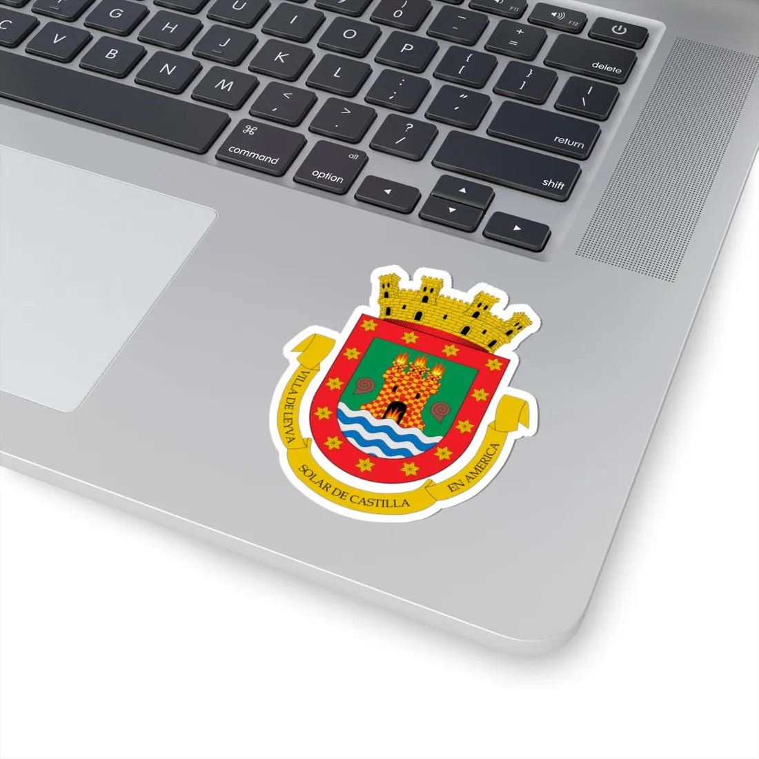 Escudo de Villa de Leyva (Colombia) (Coat of Arms) STICKER Vinyl Kiss-Cut Decal - The Sticker Space