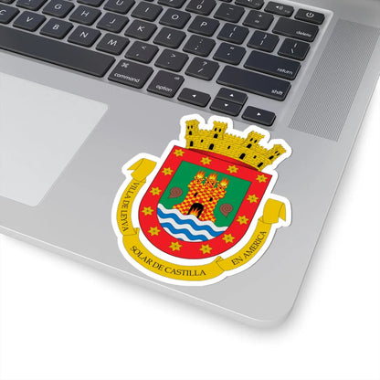 Escudo de Villa de Leyva (Colombia) (Coat of Arms) STICKER Vinyl Kiss-Cut Decal - The Sticker Space