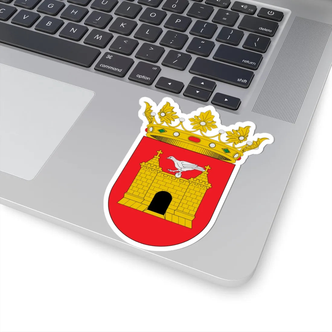 Escudo de Villafranca del Cid (Spain) (Coat of Arms) STICKER Vinyl Kiss-Cut Decal - The Sticker Space
